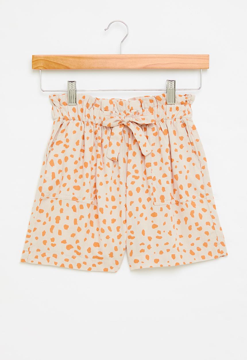 Superbalist - Tie detail short - brown spot