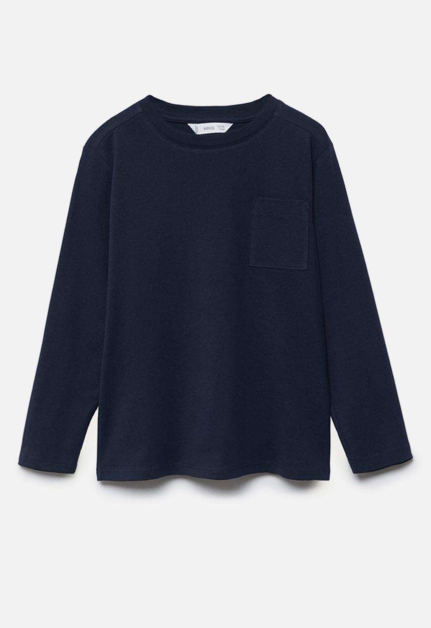 MANGO - T-shirt basica 1 - navy