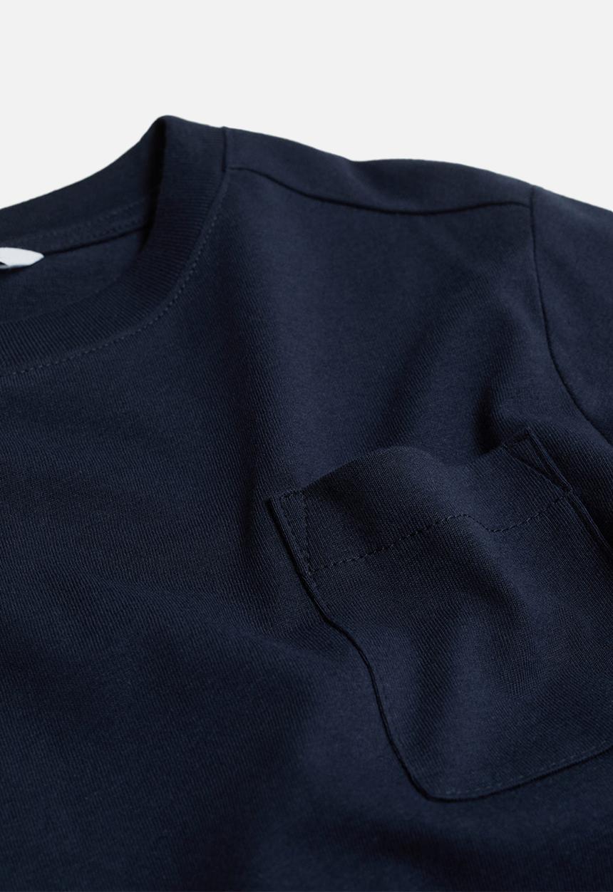 MANGO - T-shirt basica 1 - navy
