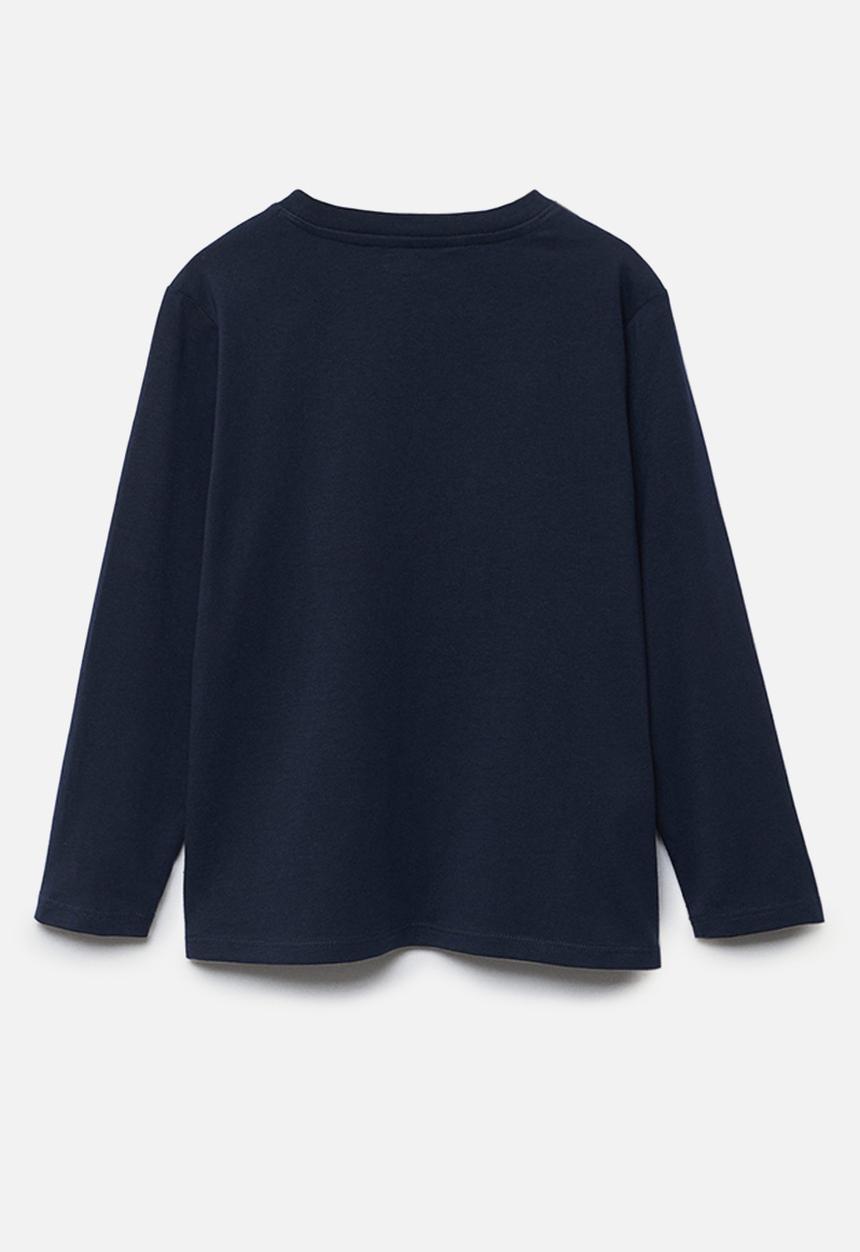 MANGO - T-shirt basica 1 - navy
