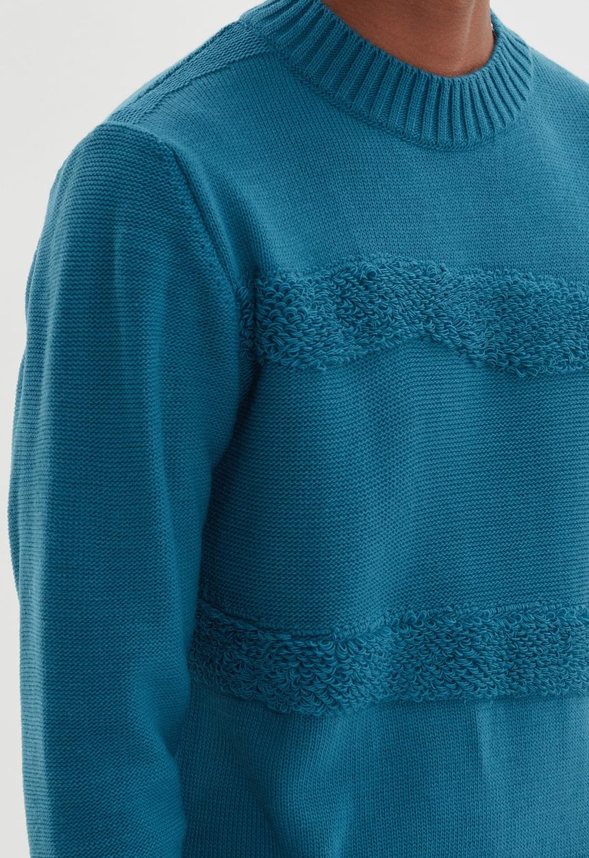 Trendyol - Textured knit - petrol