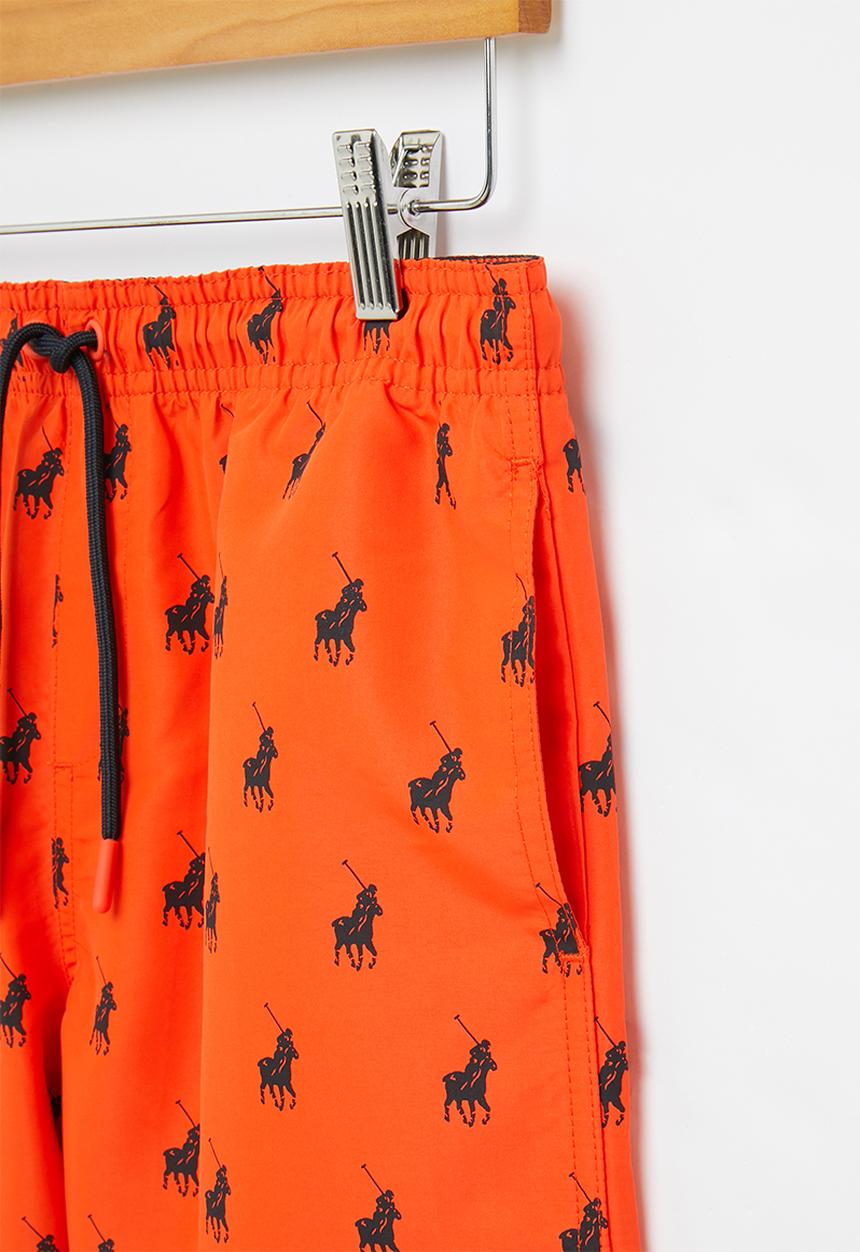 POLO - Boys bradley monogram short - orange