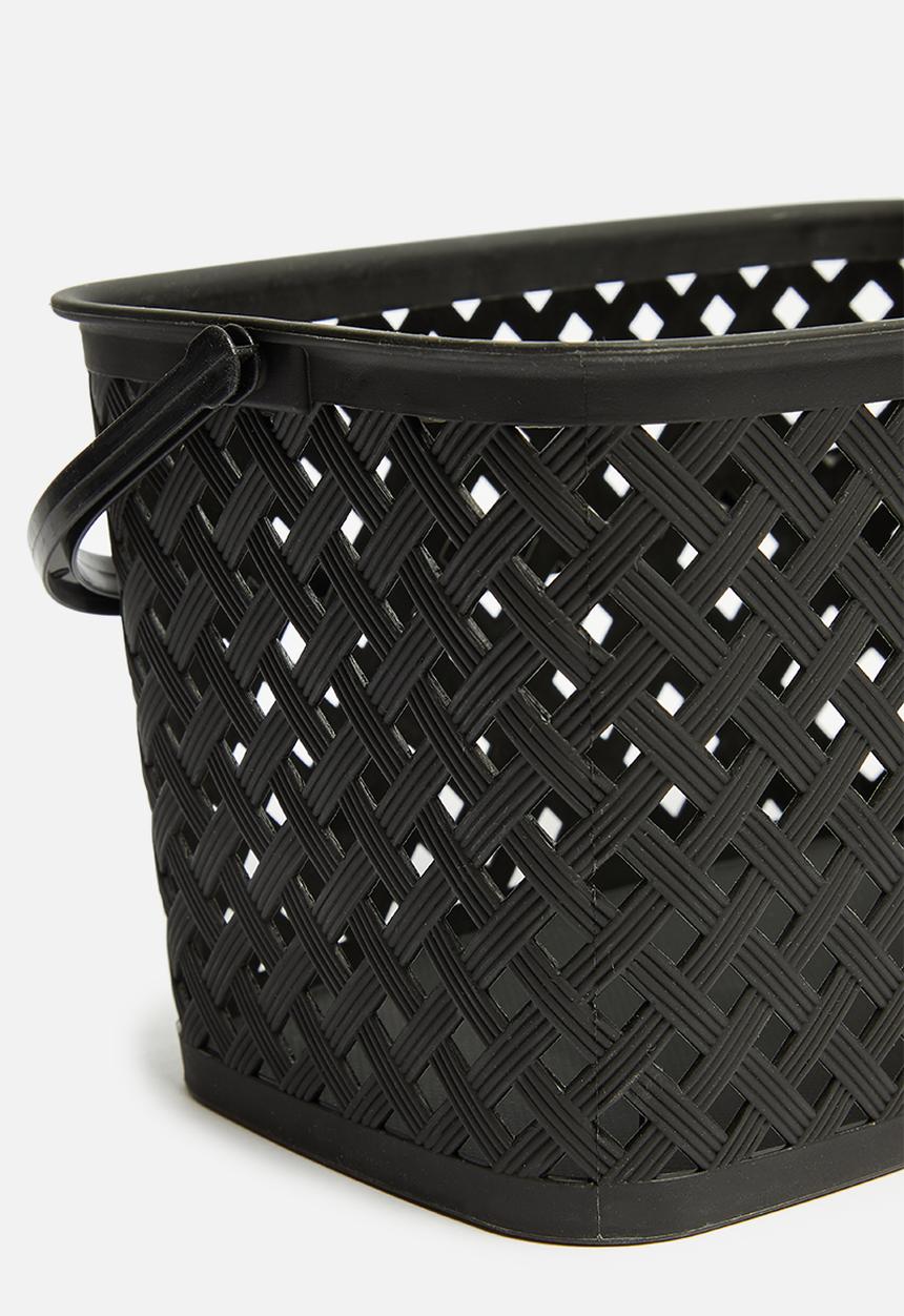 Storage Solutions - Handled basket - black