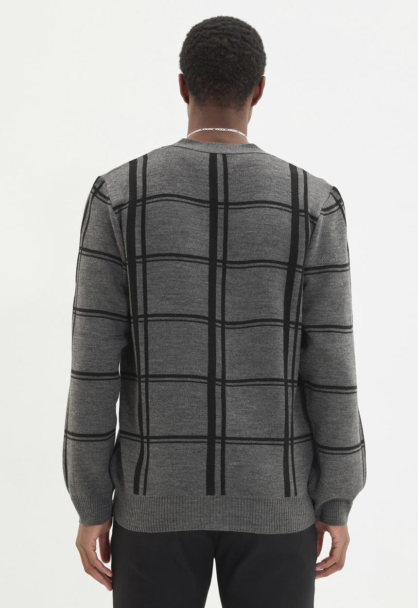 Trendyol - Stripe cardigan - anthracite