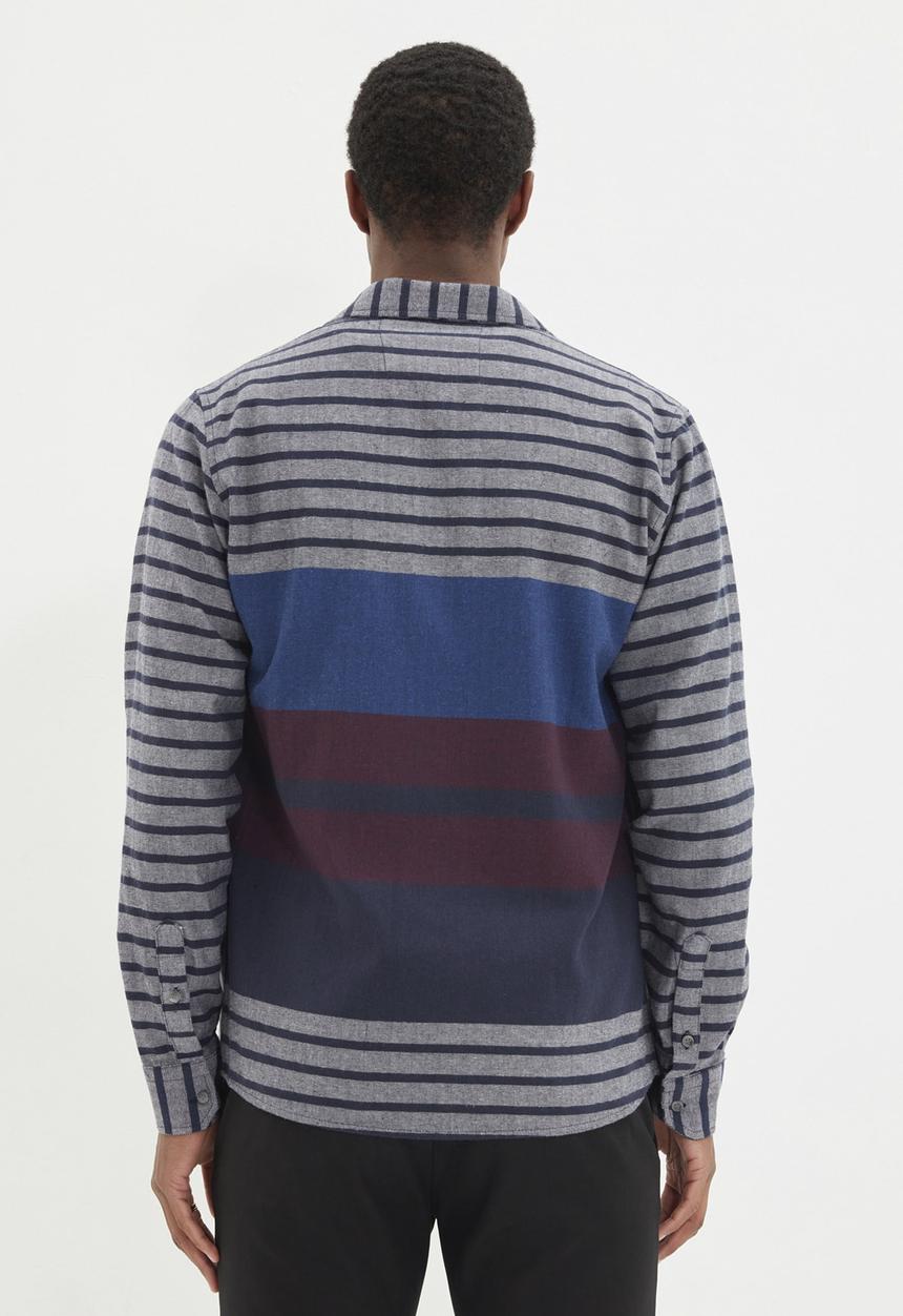 Trendyol - Long sleeve check shirt - navy