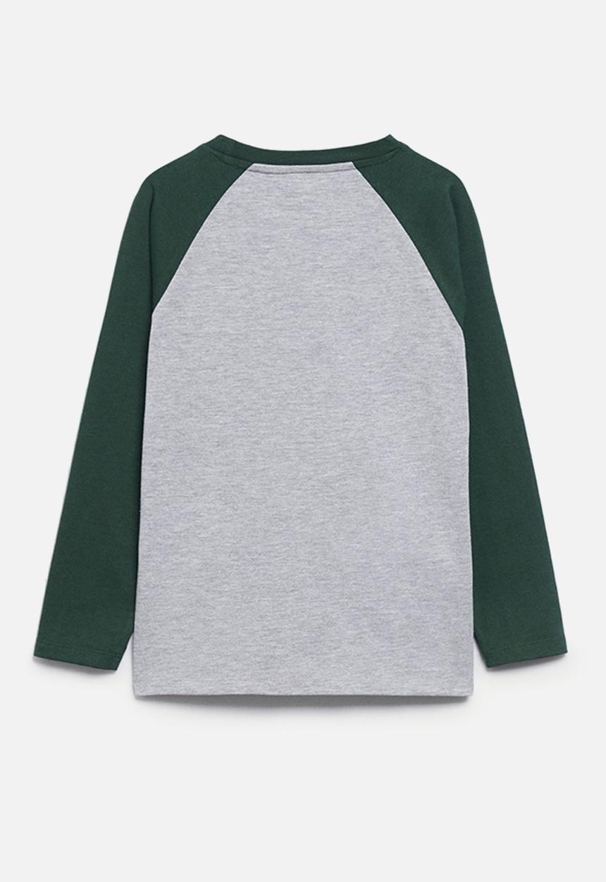 MANGO - T-shirt never - medium gray