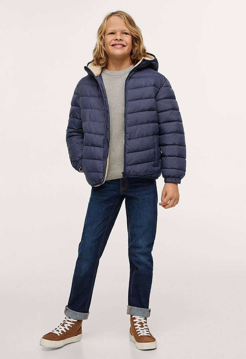 MANGO - Anorak amerbo - navy
