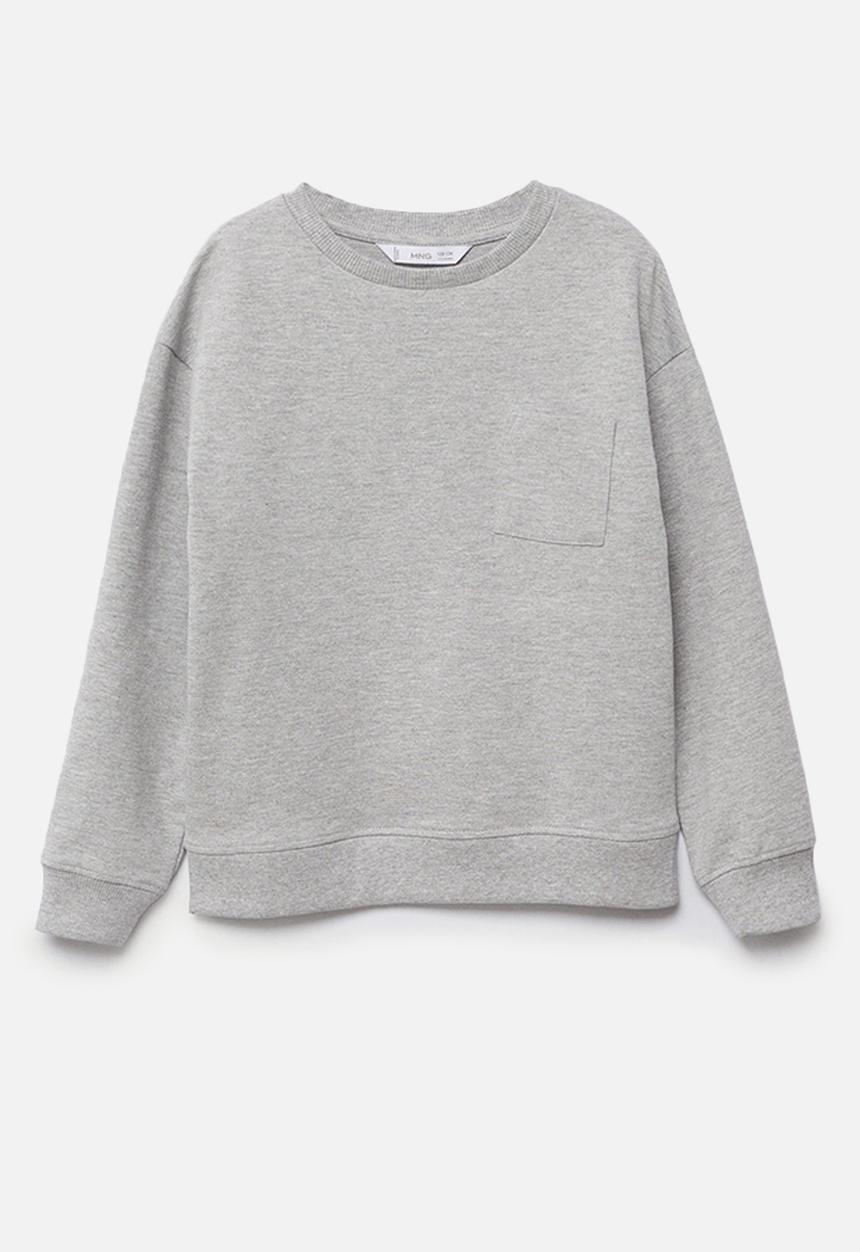 MANGO - Sweatshirt crew - medium grey