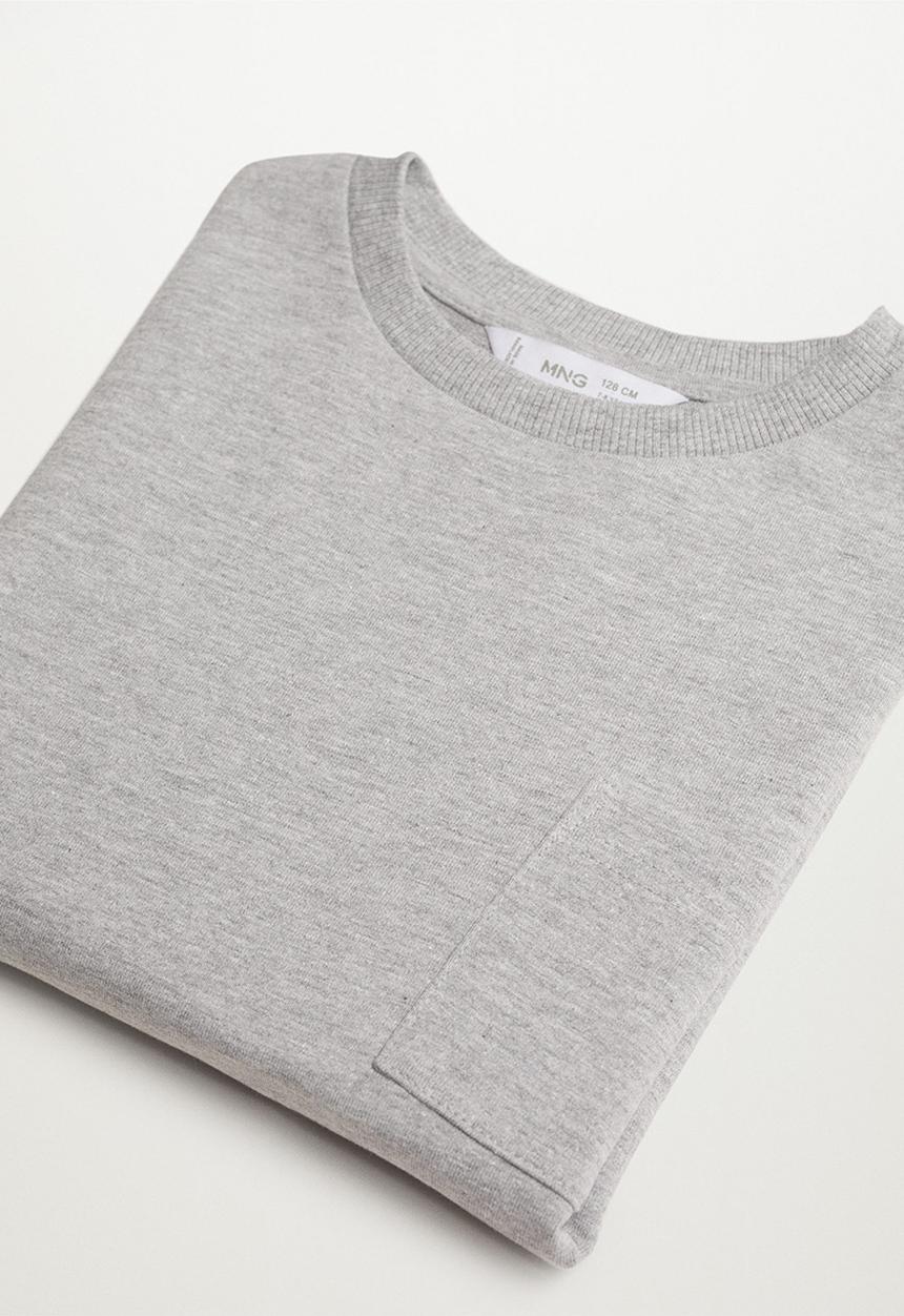 MANGO - Sweatshirt crew - medium grey