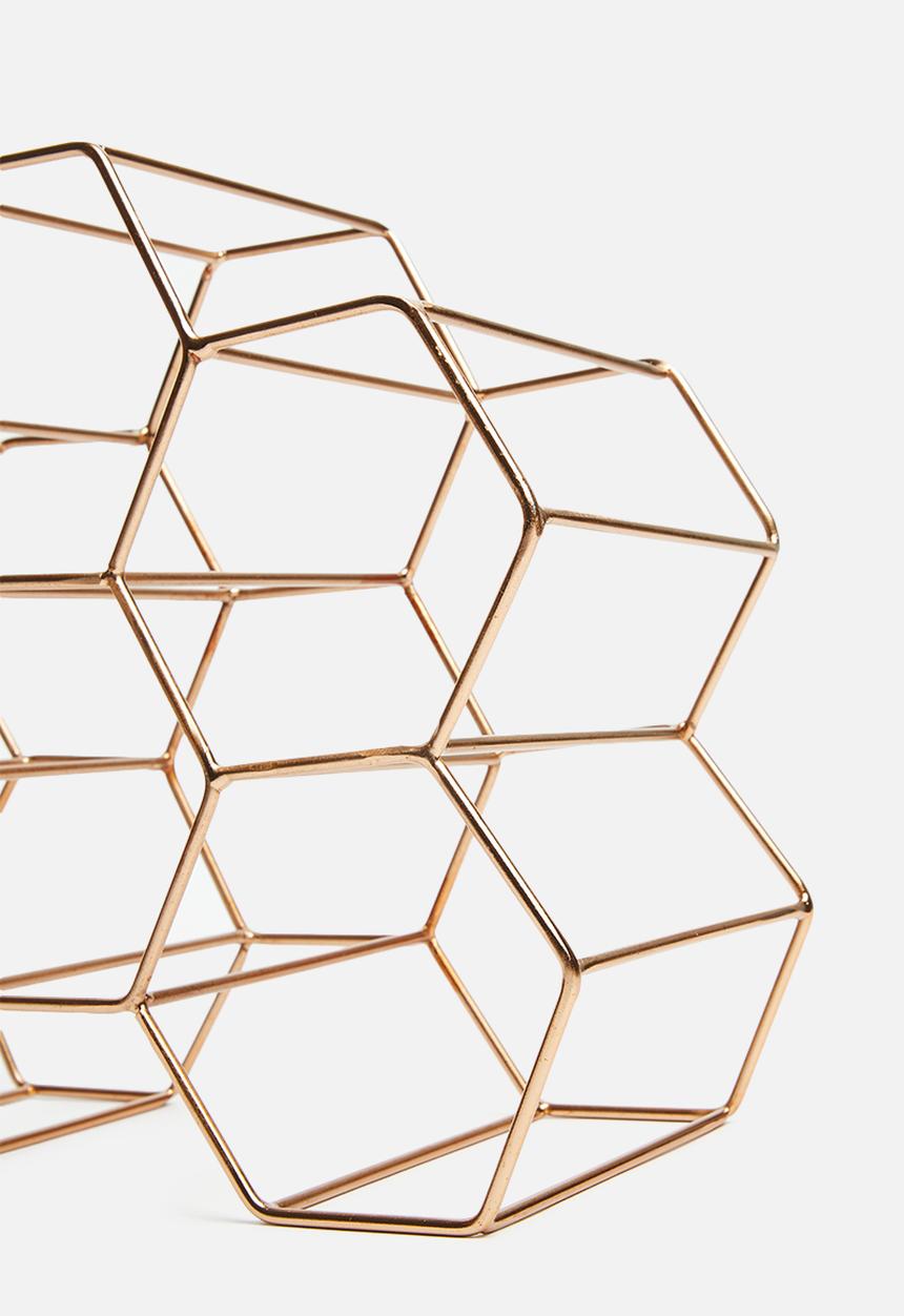 Sixth Floor - Jina wine rack - copper