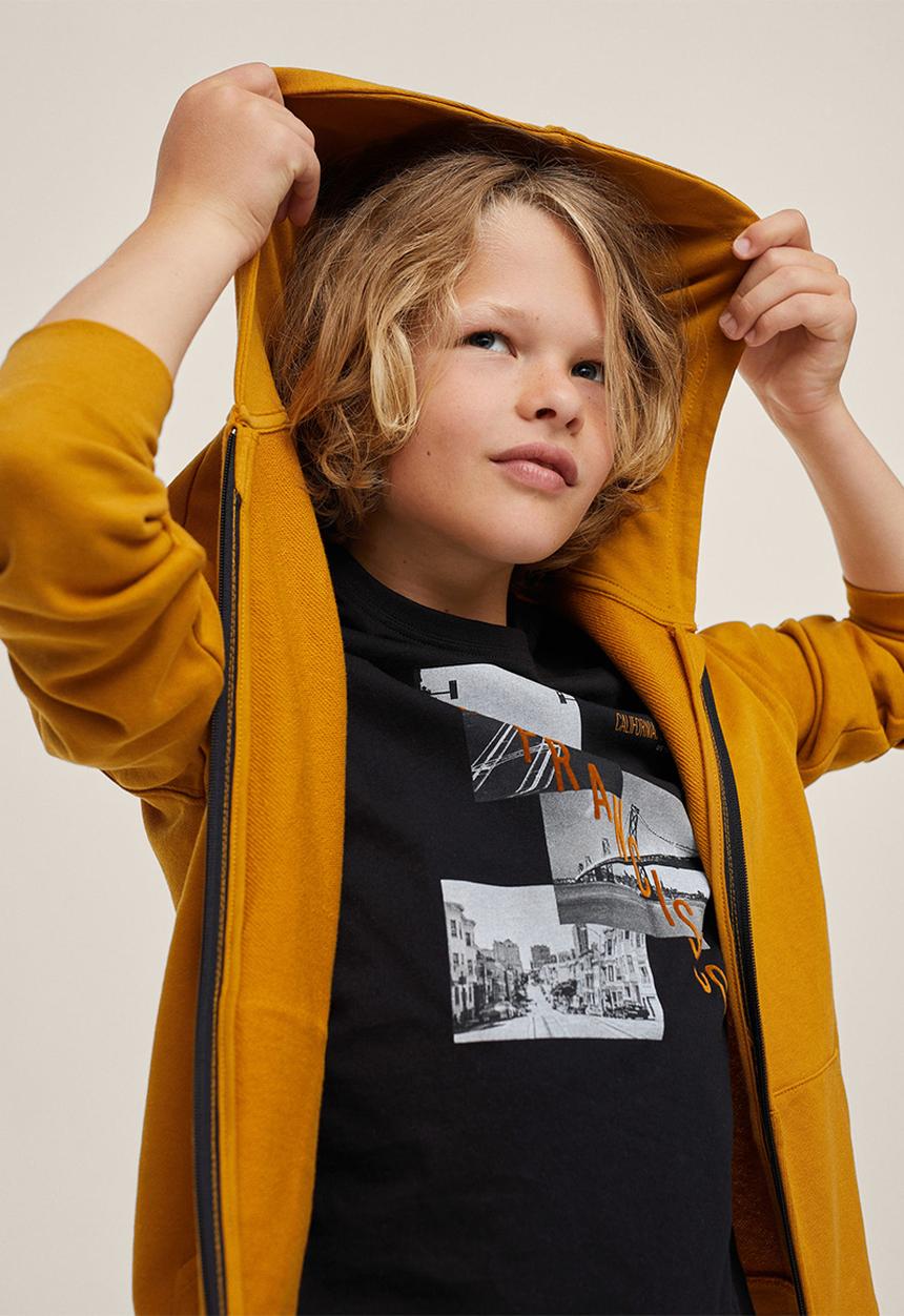 MANGO - Sweatshirt francia 8 - medium yellow