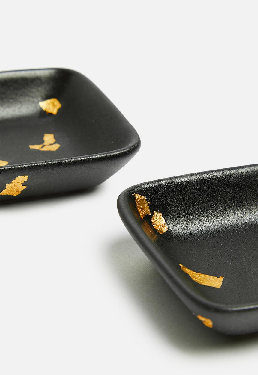 Terrazzo Home - Tinket sets - black & gold