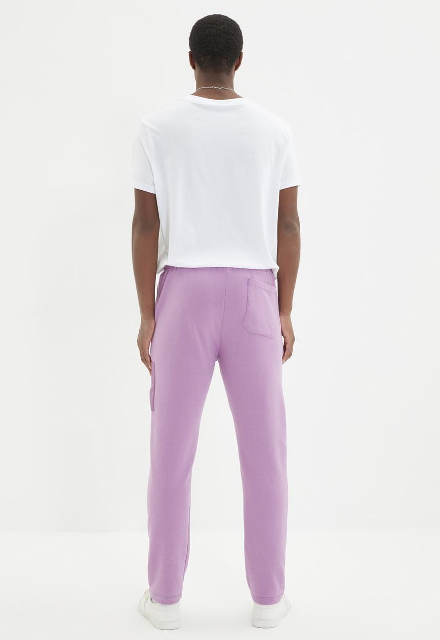 Trendyol - Patch pocket sweatpants - lilac