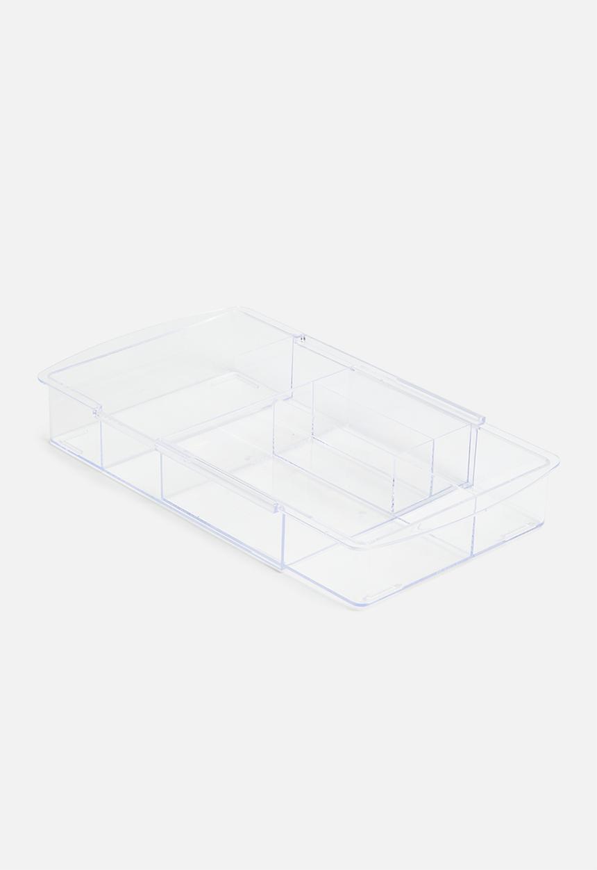 Storage Solutions - Make up organiser extendable - transparent