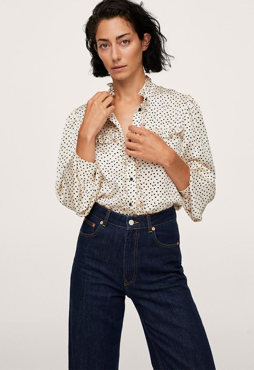 MANGO - Blouse pixie - light pastel yellow