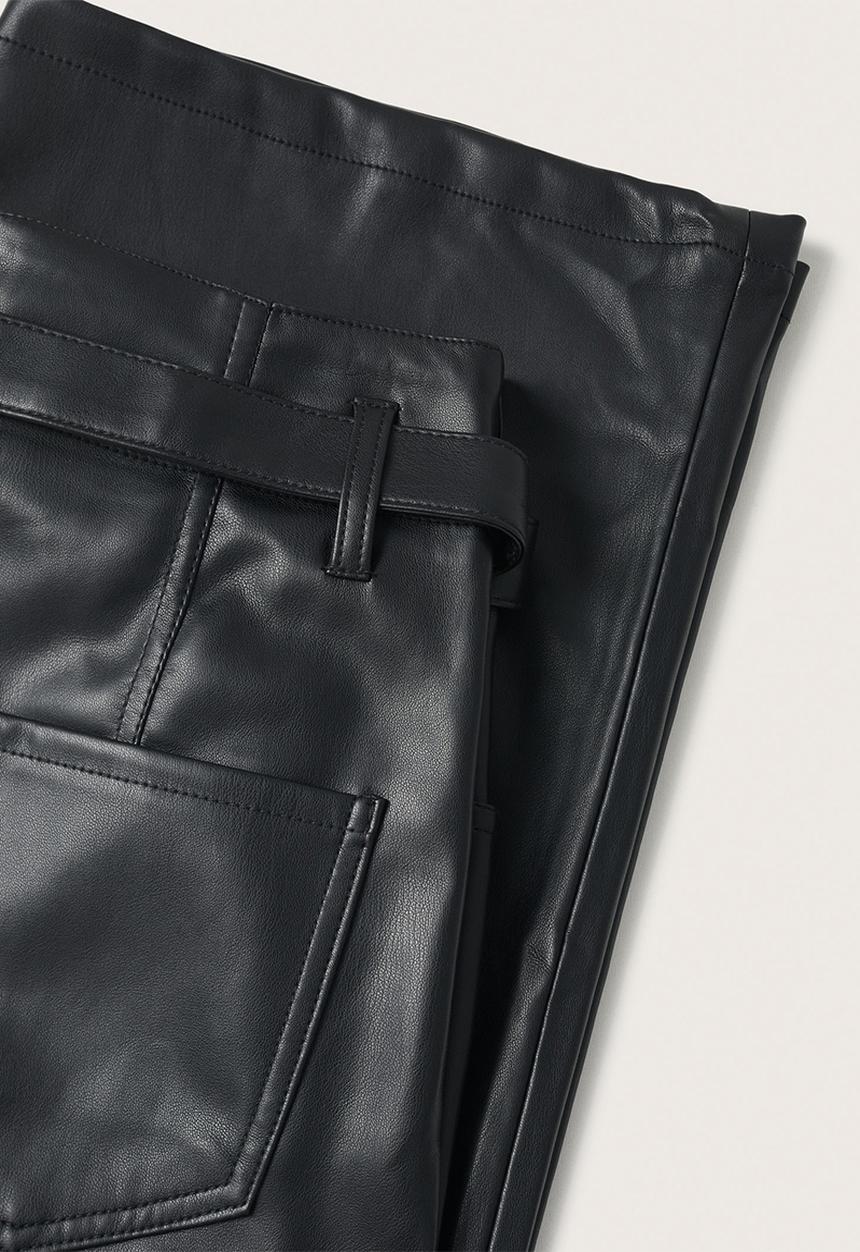 MANGO - Trousers palau - black