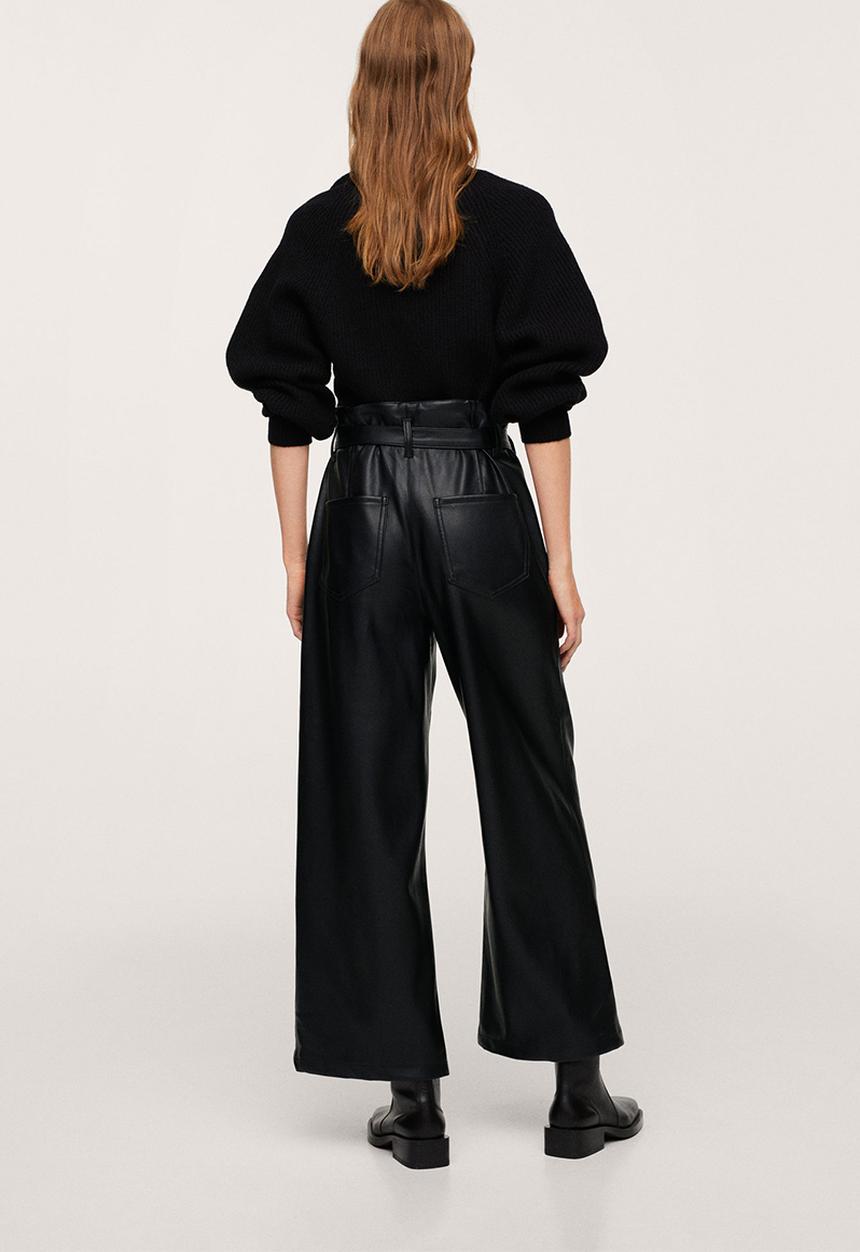 MANGO - Trousers palau - black
