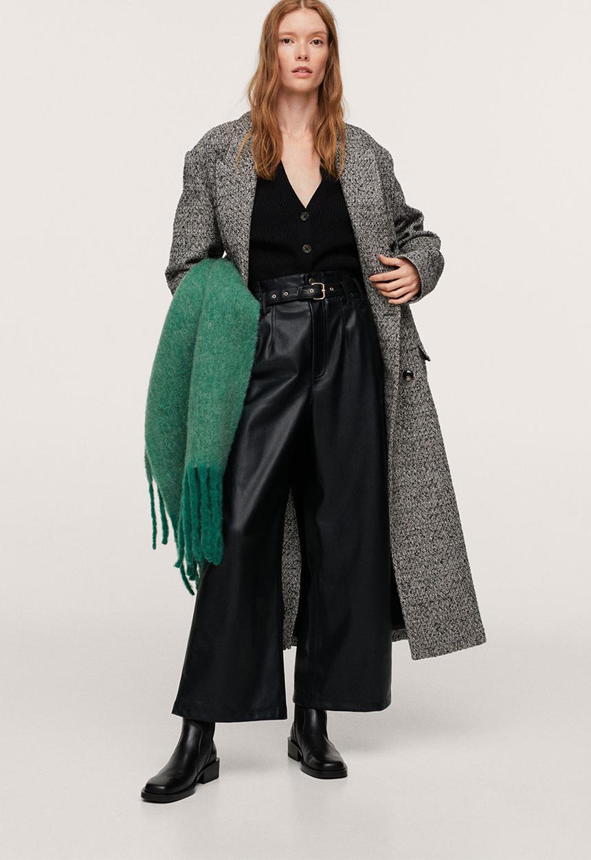 MANGO - Trousers palau - black