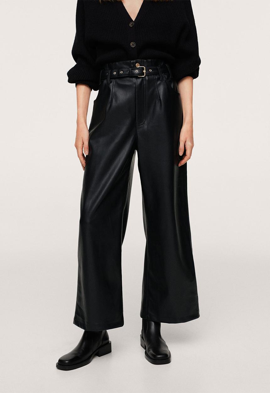 MANGO - Trousers palau - black