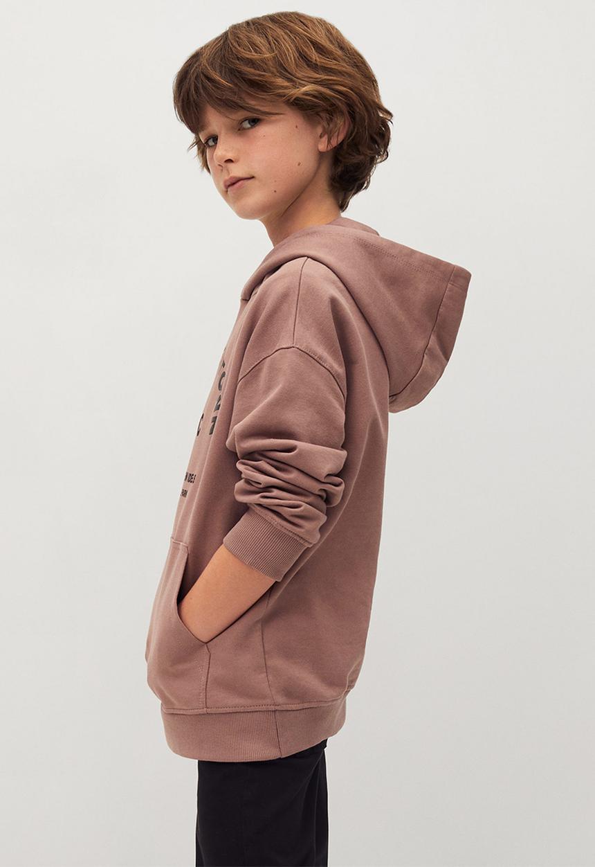 MANGO - Sweatshirt town - dark red