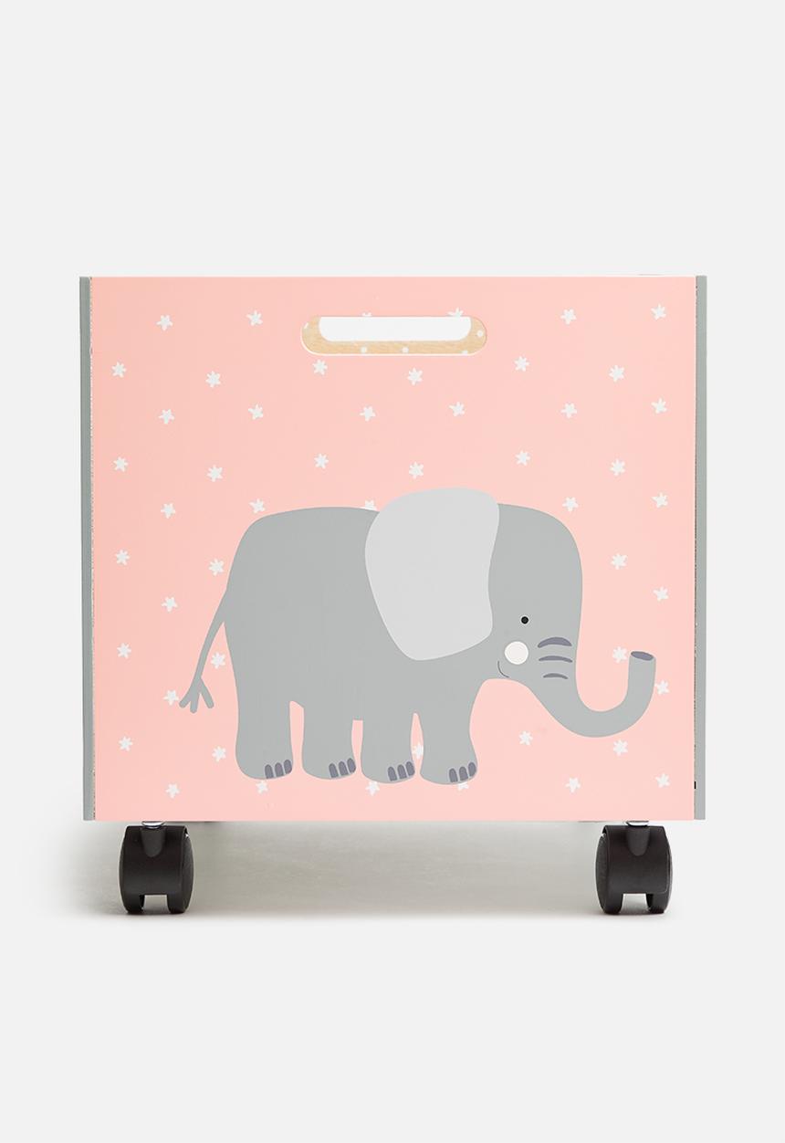 Storage Solutions - Elli wheely toy box - pink