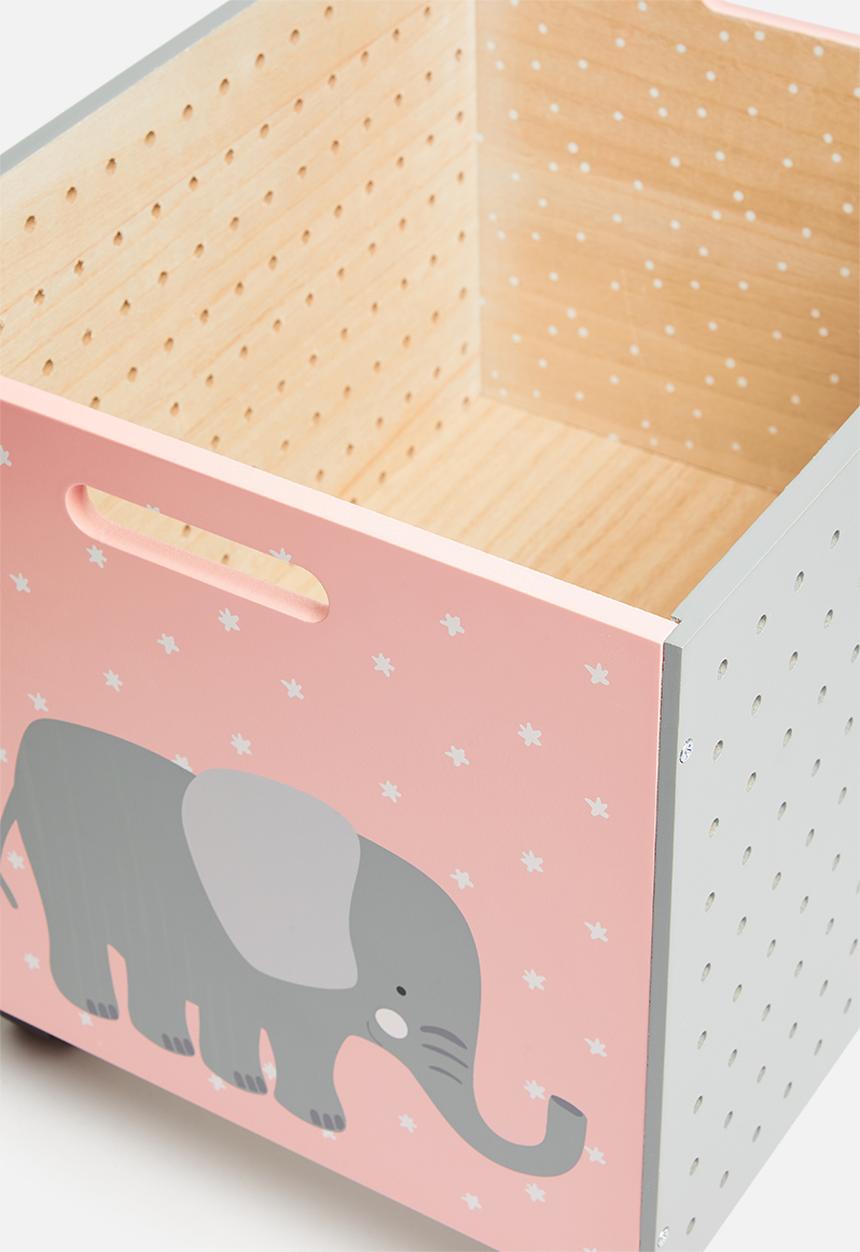 Storage Solutions - Elli wheely toy box - pink