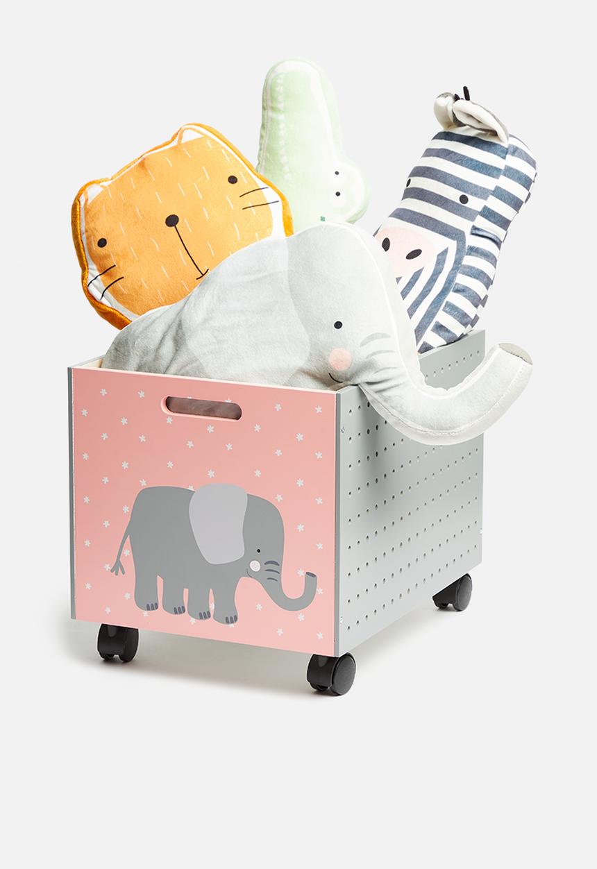 Storage Solutions - Elli wheely toy box - pink