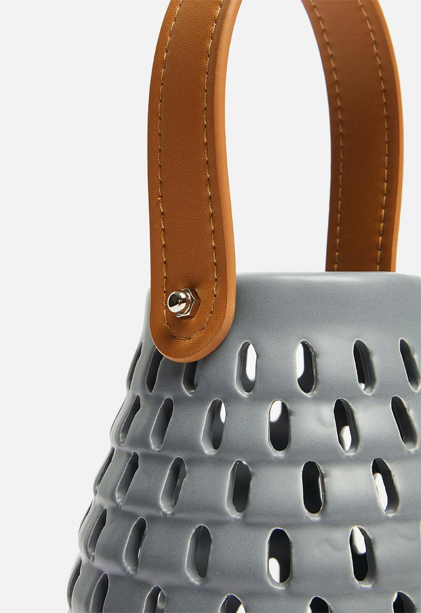 H&S - Ceramic lantern - grey