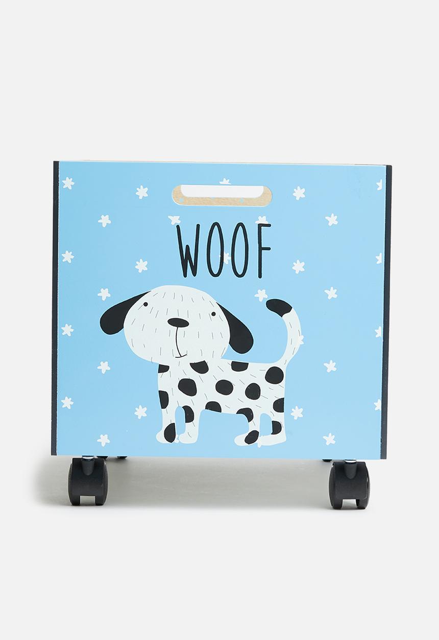 Storage Solutions - Dog wheely toy box - blue