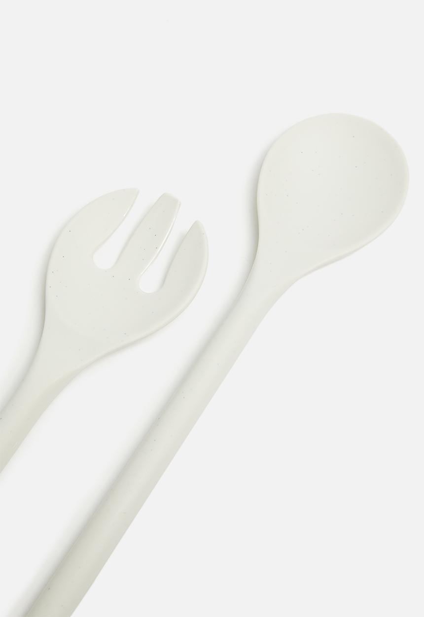 Excellent Houseware - Melamine Serving set - white
