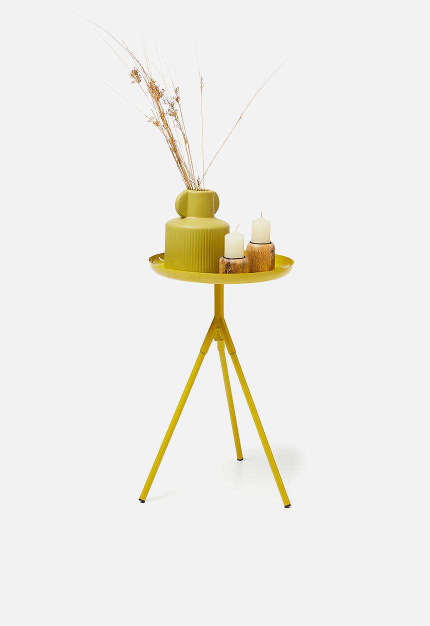 Sixth Floor - Sam tri table - mustard