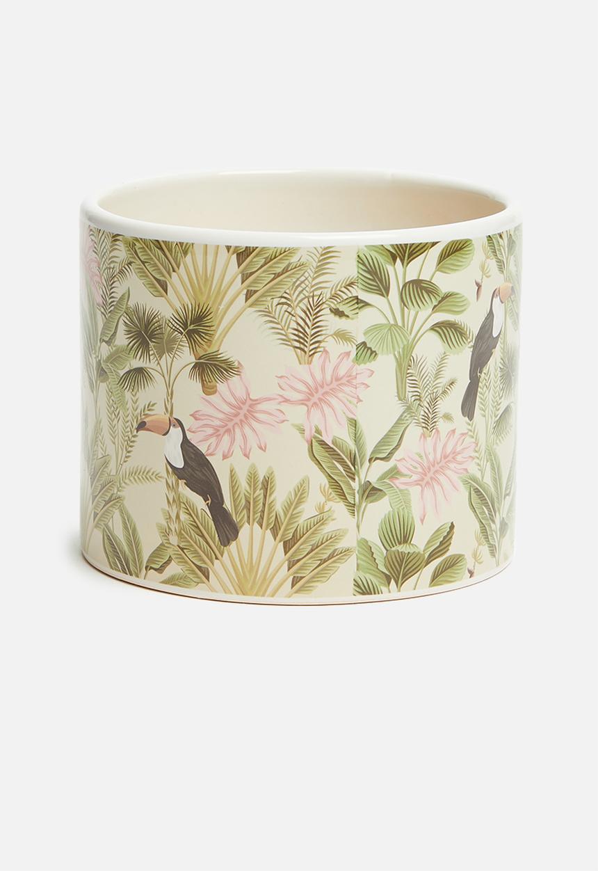 H&S - Habana print serene ceramic candle 