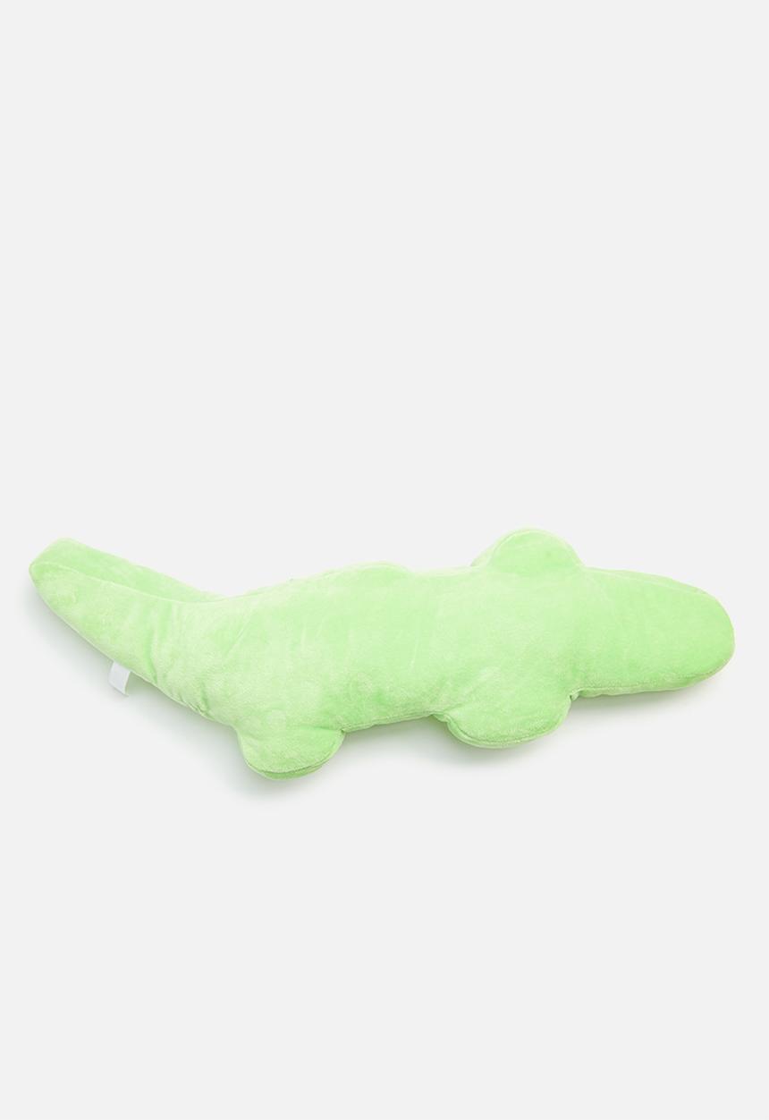 H&S - Alligator cushion - green
