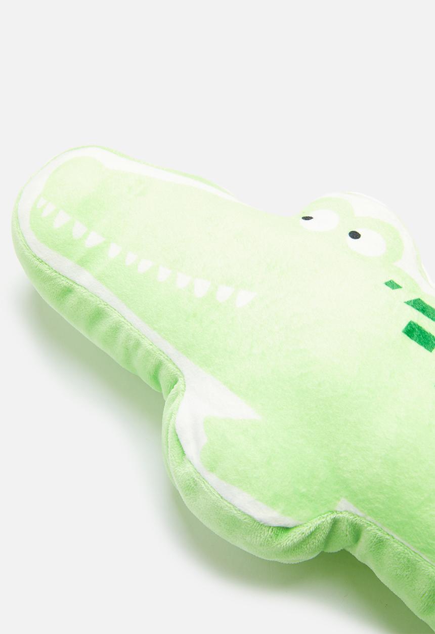 H&S - Alligator cushion - green