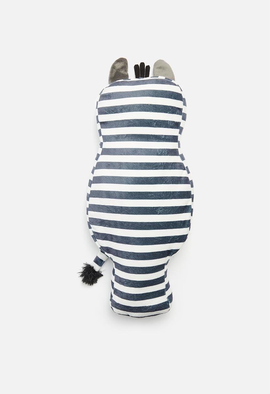 H&S - Zebra cushion - white