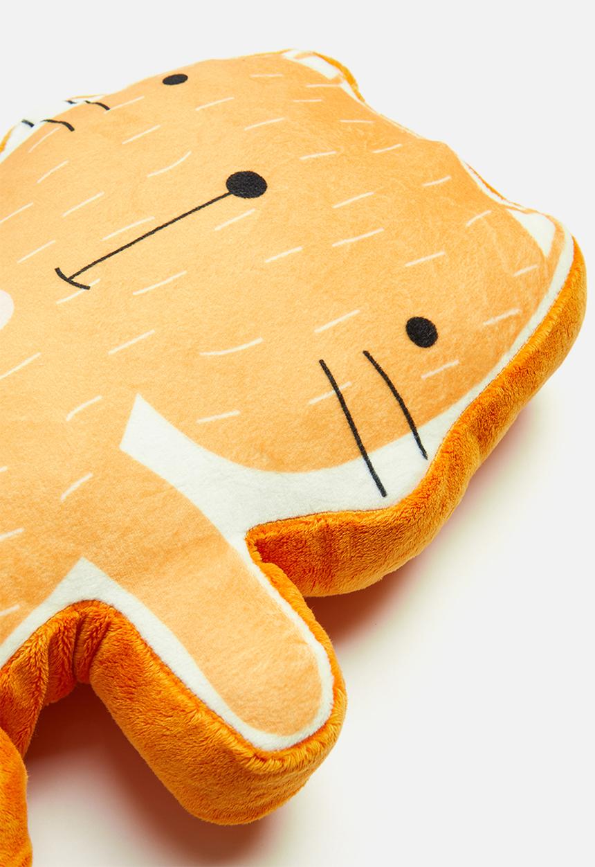 H&S - Cat cushion - orange