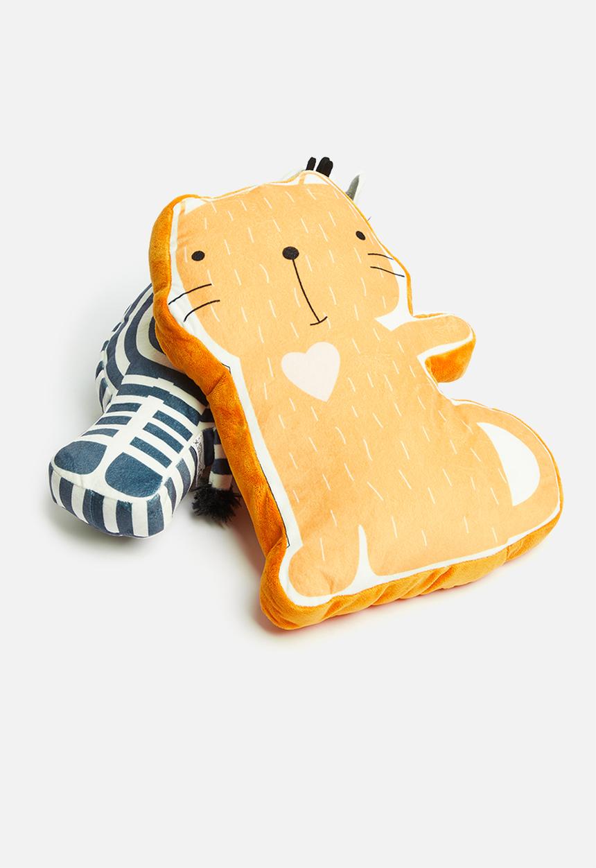 H&S - Cat cushion - orange
