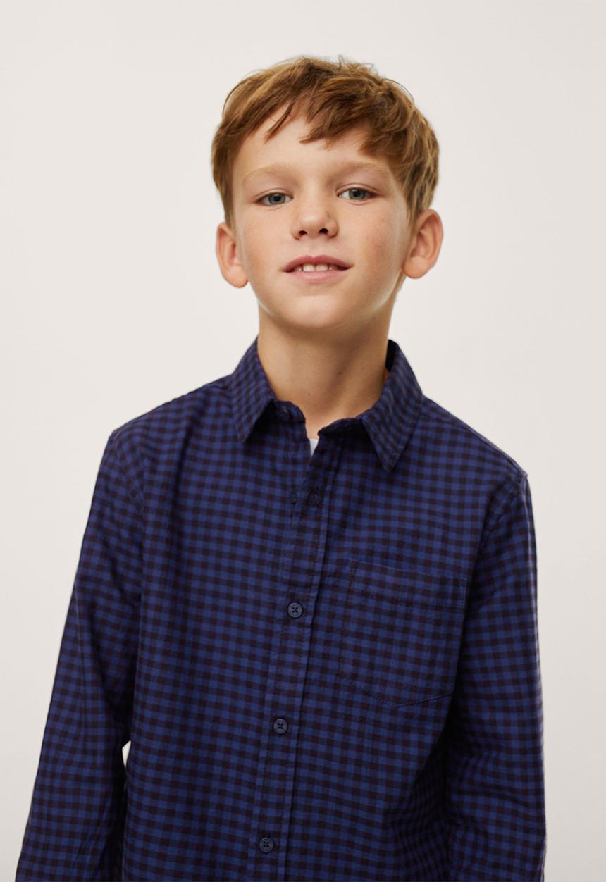 MANGO - Shirt marc - medium blue