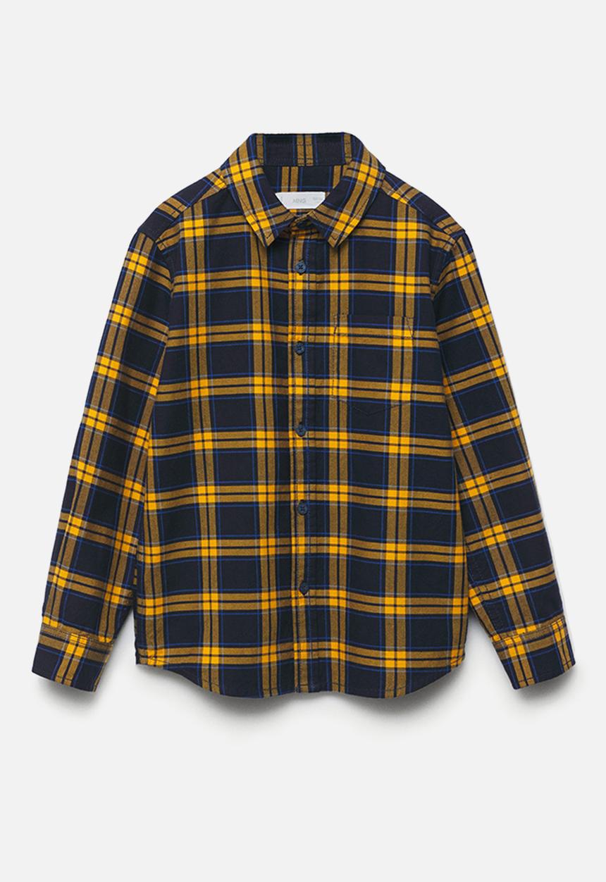 MANGO - Shirt marc - medium yellow