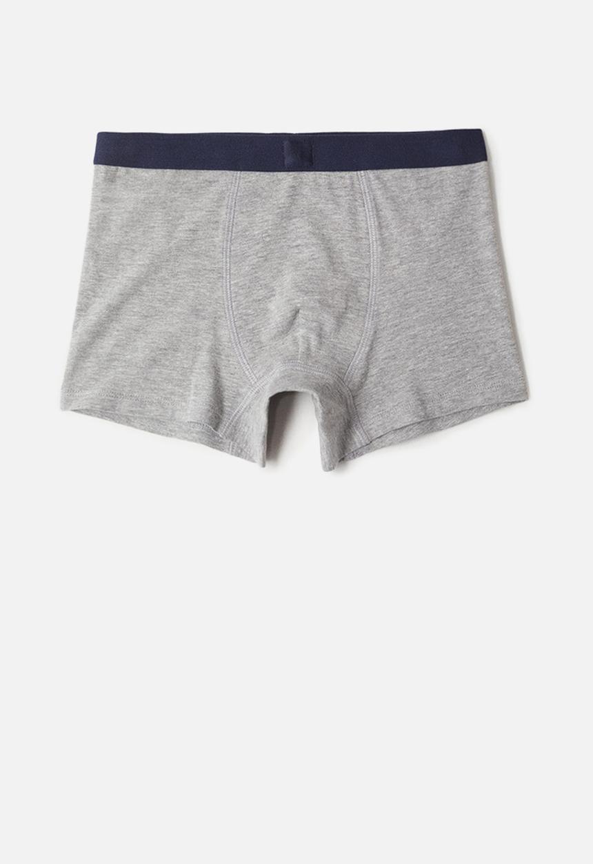 MANGO - Briefs skate - grey & navy 