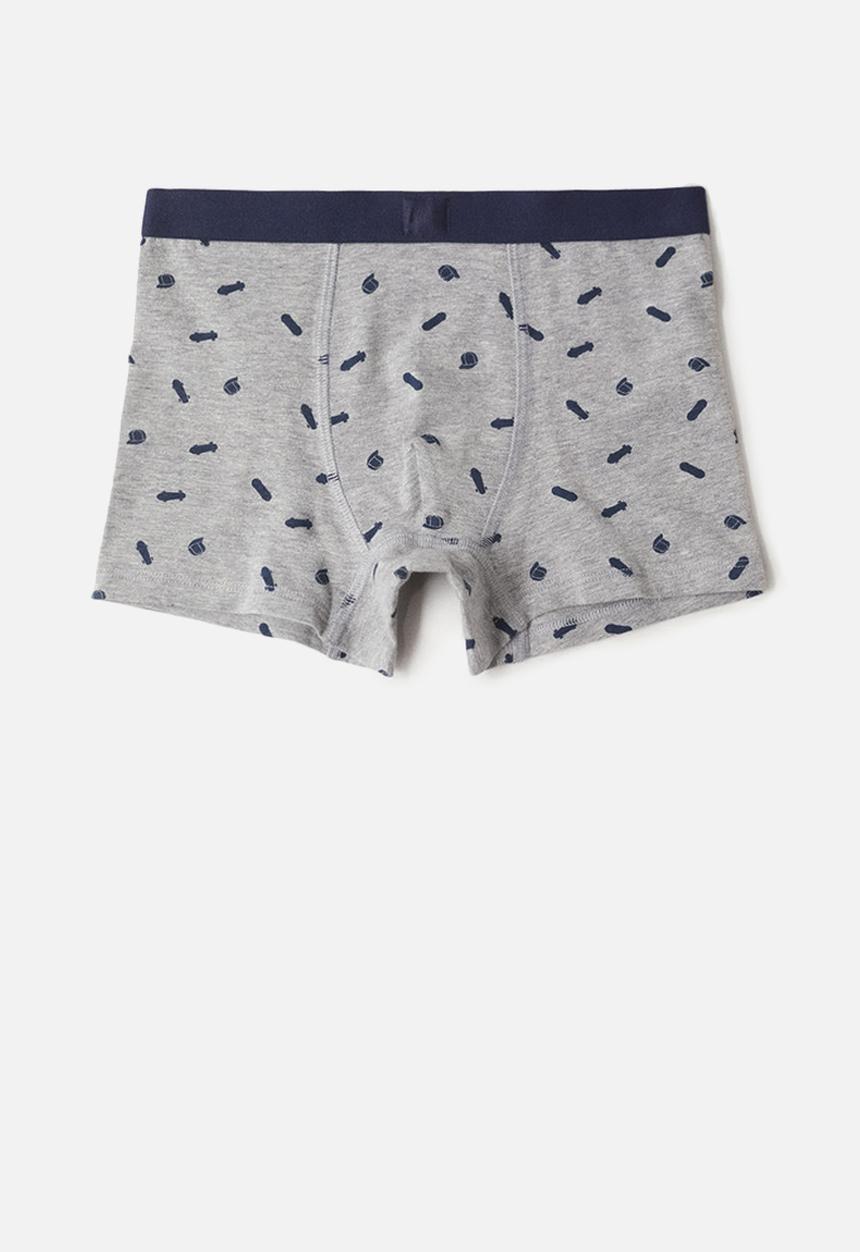 MANGO - Briefs skate - grey & navy 