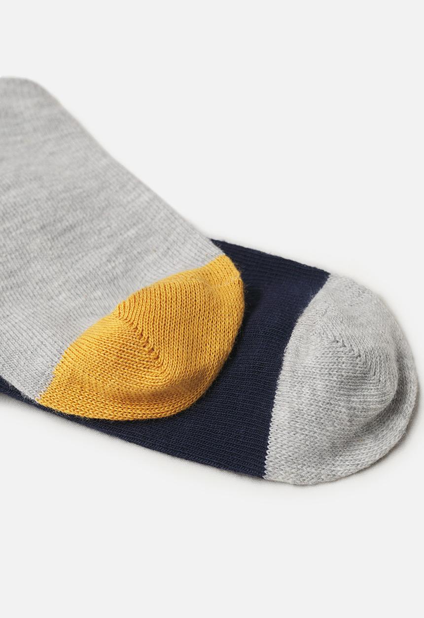 MANGO - Socks funny 2 pack - navy & grey 