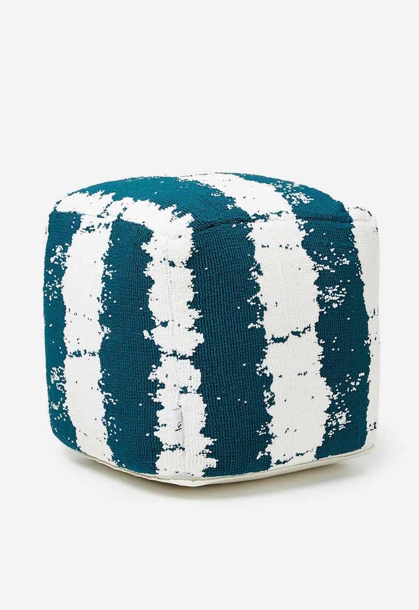 Sixth Floor - Tie dye pouf - blue