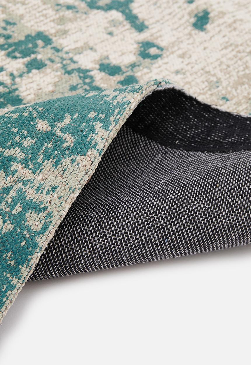Sixth Floor - Water fade jacquard rug - blue