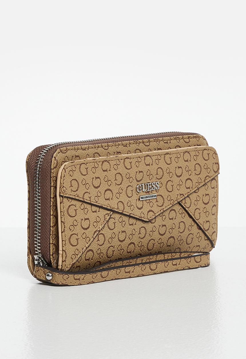 GUESS - Buoso slg multi zip w/ wrist - mocha