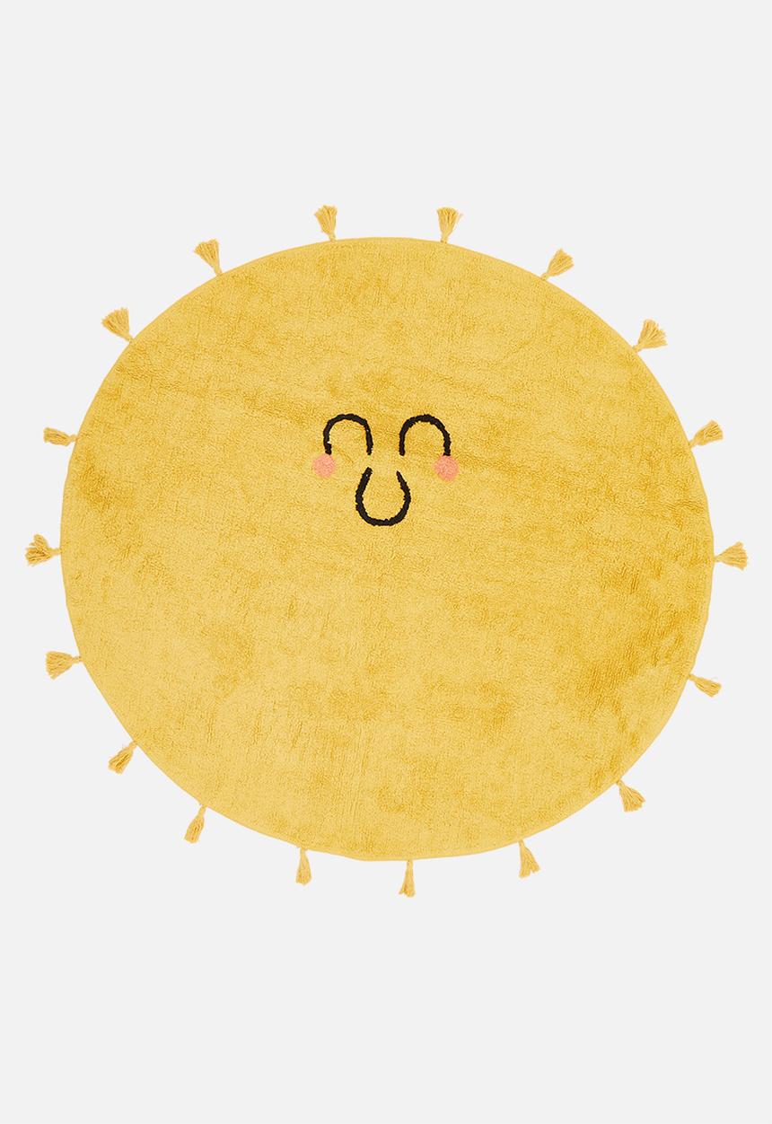 Sixth Floor - Sunny tufted round rug - yellow