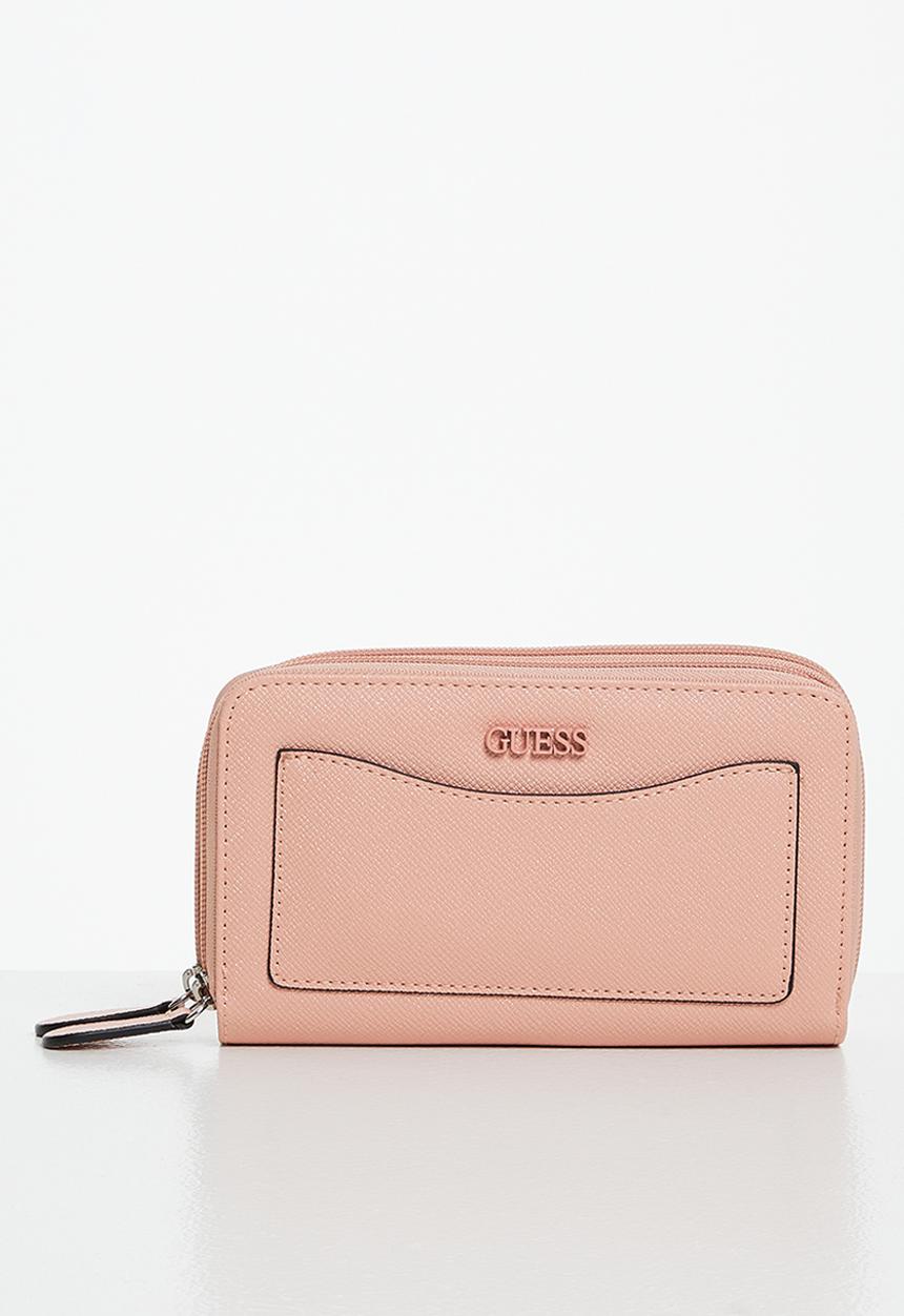 GUESS - Tempe slg double zip around - dusty pink