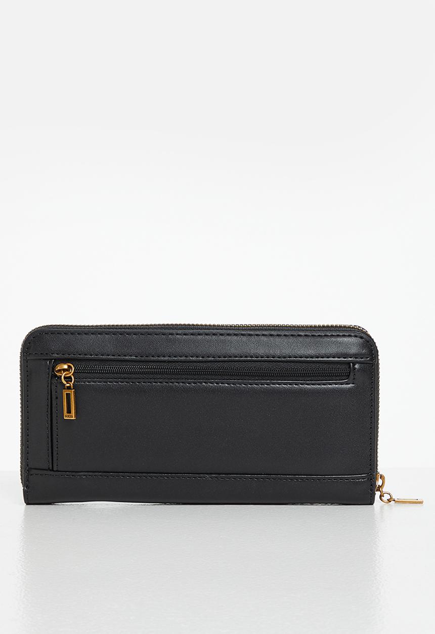 GUESS - Hensely slg large zip around - black