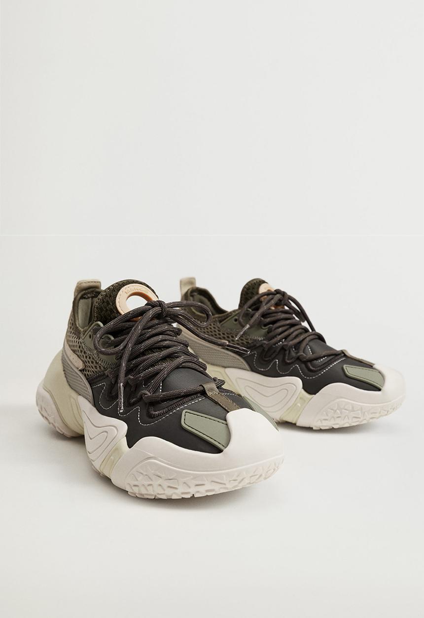 MANGO - Wall sneaker - beige/khaki