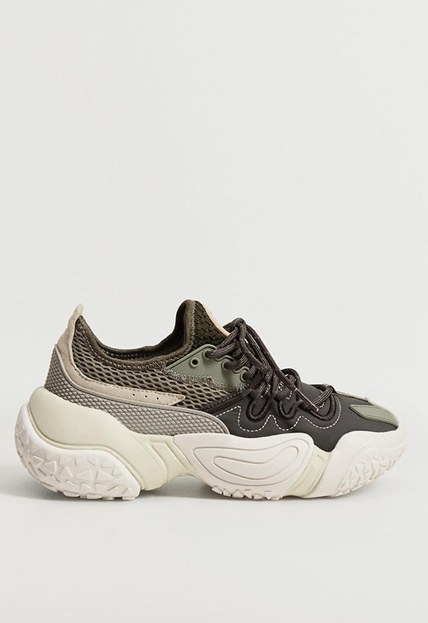 MANGO - Wall sneaker - beige/khaki